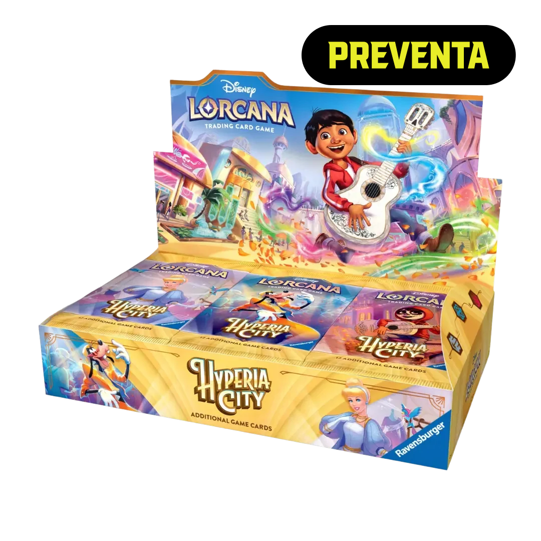 [Pre-Venta] Disney Lorcana |  14HPC "Hyperia City" Booster Box [EN]